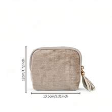 Luxury Jewelry Storage Pouch With Elegant Tassel Pendant, Versatile Bracelet And Bangle Organizer, Stylish Zipper Bag For Travel And Home Use, Perfect Gift For Birthdays, Anniversaries, And Special Occasions, Keep Your Precious Accessories Neatly Organized And Easily Accessible, Ideal For Fashion Enthusiasts And Jewelry Lovers, Enhance Your Style With This Chic And Functional Storage Solution, Perfect For Storing Earrings, Necklaces, And More, Elevate Your Jewelry Collection With This Must-Have Accessory.