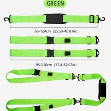 1 Pc Adjustable Shoulder Strap For Surfboard, Kayak, Canoe, Paddleboard, Available In Black, Grey, Blue, Green, Suitable For Skiing, Skateboard, Snowboard, Beach Essentials, Beach Accessories, Pool Float