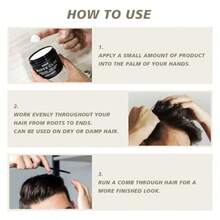 MCNNY Men's Hair Styling Clay 3.53 Oz Firm Hold Matte Finish Hair Clay With Natural Ingredients Add Volume And Texture Premium Men S Hair Type5001