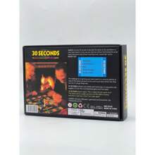 1 套疯狂 30 秒英语棋盘游戏，适合家庭聚会、多人派对、送给朋友和家人的礼物