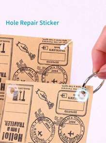 250 Holes Binder Reinforcement Sticker Labels, Round Adhesive Reinforcement Paper Stickers,For School Supplies,Back To School