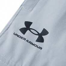 Under Armour Vibe Woven Cargo Pants, Slim Fit Tapered Leg, Outdoor Running 1386558-011 - Grey - View 5