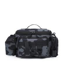 Waterproof Fishing Waist Pack – Multi-Function Lure Tackle Bag With Detachable Rod Holder & 20L Capacity (Hands-Free Design For Kayak/Bank Fishing)