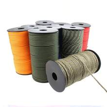 Lislark 4 Mm 9 Strand Paracord 550 Spec Camo Colours 31m-100m Bush Craft Camping Hiking - 31M Black - View 7
