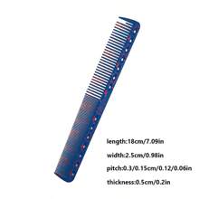 6 件套理发梳，沙龙专业理发梳，带凹槽的理发顺发梳，返校、旅行度假必备品，女士发饰 - 彩色 - 查看 8