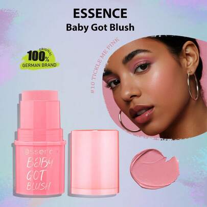 Essence Baby Got 腮红 10 号，质地柔滑，轻盈易推开，不卡粉不粘腻，打造自然透亮妆容，遮瑕度可叠加，持久配方，赋予肌肤自然红润光泽，5.5克/0.19盎司