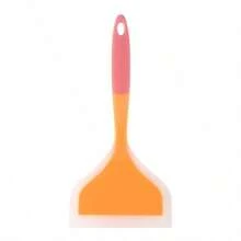 [Heat-Resistant Silicone Spatula Cooking] Versatile Silicone Spatula - Non-Stick, Heat-Resistant For Cooking, Stirring & Grilling - Perfect For Pancakes, Steaks & BBQs - 隨機顏色*1件 - 查看 9