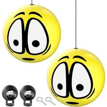 Garage Tennis Ball Parking Aid Kit - Pack Of 2, Car Accessories Parking Guide System, Stop Indicator For Garage Parking Assist, Car Stopper For Easy Vehicle Alignment - eyes*2 - 查看 1