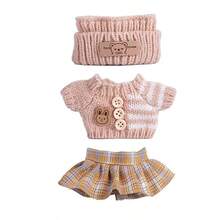 [仅衣服] 流行 17CM 可换服装套装，第一代/第二代/第三代 毛绒玩偶吊坠钥匙扣，时尚百搭 毛衣套装 - 彩色 - 查看 13