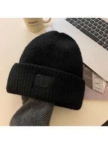 1pc Women's Chunky Knitted Hat - Hand Washable, Lightweight, Double Closable, Tassel Hat For New Year Occasions, Fashionable Winter Warm Earmuffs Autumn Accessories - Multicolor - View 12