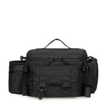 Multi-Function Lure Bag: 3-Way Carry (Shoulder/Crossbody/Waist). Specialized Storage For Fishing Rods & Tackle. Large Capacity. Essential Outdoor Gear For Anglers.