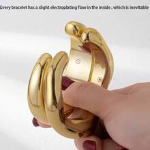 3pcs/1set Acrylic Fashion Bracelet Set Asymmetrical Translucent Design Personalized Exaggerated Bracelets Suitable For Niche Fashion Matching