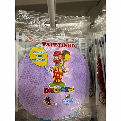 500 Tapetinhos rendados Para Doces cores 9cm Fundinho Para Doces