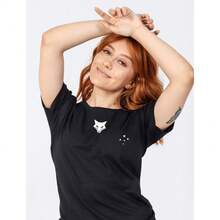 Women's T Shirt Baby Look Cruzeiro Women's Cruzeiro T-Shirt Team T-Shirt - 黑色 - 查看 1