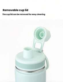 Starbucks Mint Green High-Value Model 520ml Large Capacity Leak-Proof Stainless Steel Insulation Sports Cup Boys And Girls Water Cup Coffee Cup Office Commuting Gift - Mint Green - View 4