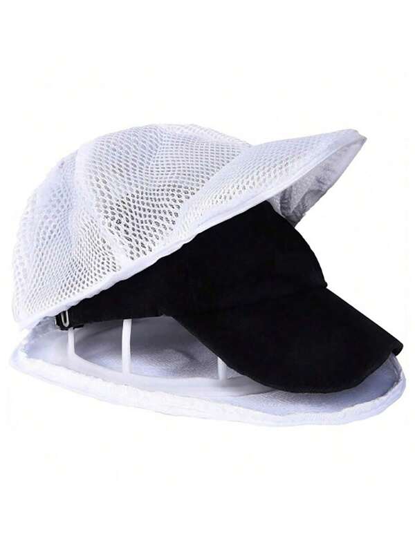 Baseball Cap Cleaning Protector Bag - Deformation-Resistant Mesh Bag And Cap Frame, Protects Hat Shape, Durable, Cleans Effectively, Suitable For Washing Machines