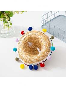 1pc Mexican Party Hat Headband, Carnival Halloween Hair Hoop Mini Hat,Christmas - Khaki - View 12