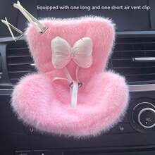 1pc Car Seat For Labubu Dolls With Soft Furry Cushion,Car Seat For Dolls With Air Vent Clip,Cute And Functional Car Ornament For Labubu Fans And Doll For Women Storage Organizer Travel Essentials Back To School Dormitory Storage,Festival Gifts.Christmas Gift Ideas. - Multicolor - View 18