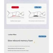 Half Moon Bolster Pillow Ankle Knee Support Quality Memory Foam Filling For Legs Knees Lower Back Head Office Home Travel