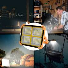 Đèn pha năng lượng mặt trời di động công suất cao Đèn cắm trại có thể sạc lại 5 chế độ chiếu sáng Có thể sạc lại bằng USB Chống thấm nước Giá đỡ có thể điều chỉnh Dễ dàng lắp đặt Rất thích hợp cho các tình huống khẩn cấp, bảo dưỡng ô tô, cắm trại ngoài trời và chiếu sáng đường phố - Nhiều màu - Xem 10