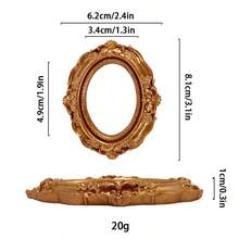 欧式复古INS金色迷你相框道具美甲项链拍照饰品珠宝拍摄背景配件 - 彩色 - 查看 32