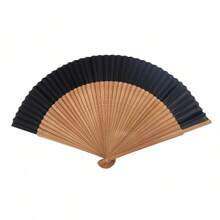 1pc Fashionable Folding Hand Fan, Suitable For Party, Birthday, Concert, Wedding Gift