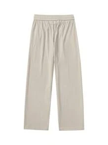 Men's Spring/Autumn Corduroy Pants, Casual Loose Straight Fit Trousers, Versatile, Lightweight Summer Version
