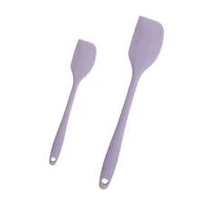 1pc/2pcs Silicone Scraper Spatula, Heat Resistant Baking Cream Scraper, One-Piece Butter Scraper - Pink - View 30