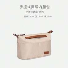 Women Clutches - 短柄中型霧藍色 - 查看 1