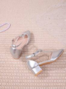 2025 New Spring/Autumn/All Season Fashion High Heel Shoes For Girls, Stylish Princess & Teenage Student Performance Pumps