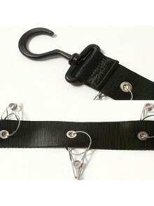 1pc Baseball Cap Storage Box With 8 Clips, Cap Organizer Hanging Rack For Closet, Space Saving Hat Storage Display For Up To 16 Caps, Lightweight Cap Storage Solution With Easy Access, Versatile Mounting Options, Keeps Caps Neat And Visible, Ideal For Home Organization And Fashion Accessories Collection - Hat Storage Box - 1 Piece - View 9