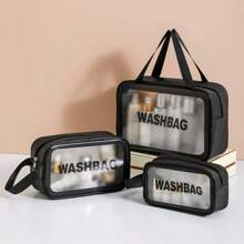 Bolsa de aseo de viaje 3 en 1, bolsa de maquillaje impermeable de gran capacidad unisex, bolsa de cosméticos de viaje impermeable portátil, bolsa de aseo, bolsa de maquillaje, organizador de mujer, útiles escolares/universitarios, bolsa esencial para cruceros, accesorios de playa, organizador de toallas de playa, artículos de playa, bolsa de resort, regalo ideal para vacaciones, caja de almacenamiento de productos de cuidado de la piel y cosméticos, bolsa de viaje esencial