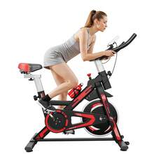 GartistGo Indoor Magnetic Exercise Bike With Sliding Flywheel, LCD Display And Heart Rate Sensor,  Gym Equipment