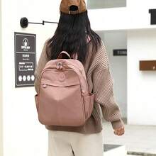 Women Functional Backpacks - 桃粉色 - 查看 3