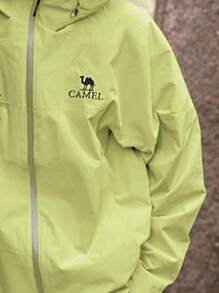CAMEL CROWN Hard Shell Punching Jacket Single Layer Windproof Waterproof Jacket Mountaineering Clothing
