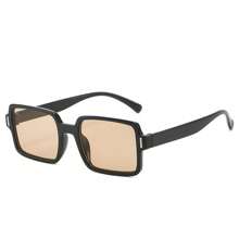 3 件装女士塑料方形波西米亚风时尚眼镜组合，适合节日礼物热带海滩度假配饰 - 彩色 - 查看 3