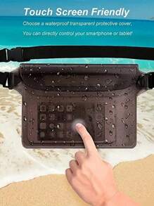 1/2 件 PVC 防水腰包沙滩包,大容量防水手机袋,夏季户外运动防水包,三重密封防水腰包斜挎包防水袋,户外运动沙滩手机保护袋 - 彩色 - 查看 9