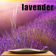 Bâtons d'encens de haute qualité à la fragrance de lavande de 22 cm, longue durée. Convient pour la purification de l'air, le yoga, la méditation, utile pour la purification, la lecture, la dégustation de thé et la relaxation