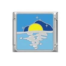 1 pièce Accessoires créatifs de la série Éléments de l'océan, bijoux DIY frais et personnalisés. Bracelet, collier, bague, bracelet de cheville et raffiné.