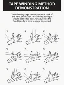 AOLIKES 1 对 1.5/3/5 米拳击绷带运动绑带散打跆拳道综合格斗手套护手带拳击运动绷带 - 彩色 - 查看 7