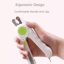 Tierkrallenschneider, professionelles Tiergroomingwerkzeug, Haustierzubehör zum Trimmen von Hunde-/Katzenkrallen und -pfoten (reguläre Version ohne Licht)