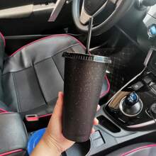 5/12 Packs Tumbler With Straw And Lid Water Bottle Reusable Cups Tumblers And Water Glasses Plastic Drinking Straw Tumbler Iced Coffee Travel Mug Cup For Parties Birthdays Adults (24 Oz, Assorted Color)