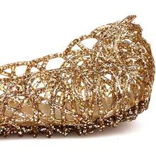 Womens Sandals Flat Jelly Shoes Slip On Hollow Out Loafers… - Vàng - Xem 8