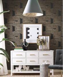 Wall Paper - Black/Gold - View 3