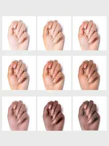 GLOZ 4-In-1 Acrylic Nail Gel, Super Strong Brush Head Suitable For Fake Nails And Gel Nail Polish, Requires LED Lamp, Manicure Gift - Clear - View 4