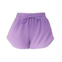 4 PCS Ribbed Shorts - Multicolor - View 4