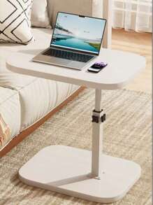 1 beweglicher Sofatisch für den Haushalt, Laptoptisch, bequemer Nachttisch für das Schlafzimmer, mobiler Couchtisch