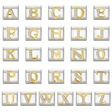 1pc Modular DIY Bracelet With Letter Elements, Rhinestone Design, Urban Casual Style, Essential For Christmas & Halloween, Autumn Tones, Local , Practical & Fashionable, Christmas Style, Charming Design, Stainless Steel Jewelry, Christmas Decor, Autumn Office Style, Party Outfit Guide, Christmas Gift Items, Christmas Home Decor - M291627 - View 1