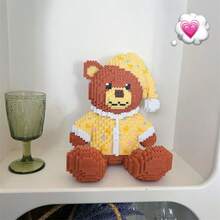 10.000 mảnh ghép hình gấu trúc nâu cỡ lớn, trò chơi ghép hình, đồ chơi tự làm có độ khó cao dành cho người lớn, tượng gấu bông, quà tặng sinh nhật, thích hợp cho tiệc tùng và làm quà tặng - Trong sáng - Xem 7