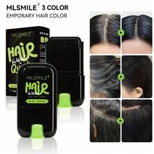 一把梳子，包括一把齿梳和一把彩色梳子，就能自然遮盖白发。一把齿梳就能让头发变黑。这把齿梳还能为她、她的女朋友和朋友们增添色彩。